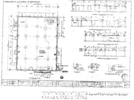 Chicago, Burlington and Quincy Engineering Drawing, Yard Office at Alliance, Nebraska, 1981