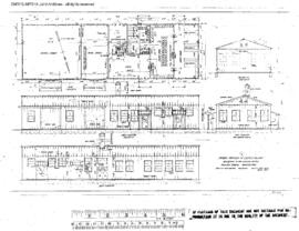 Spokane, Portland, and Seattle Railway Engineering Drawing, Maintenance of Way Building at Vancou...