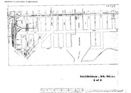 Plat Map of Northern Pacific Facilities at Bellingham, Washington, undated