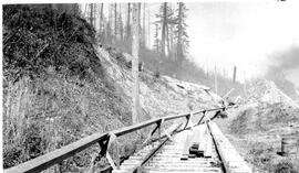 Seattle Municipal Railway Track, Seattle, Washington, 1913