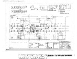 Great Northern Engineering Drawing, Diesel Repair Shop at Havre, Montana, 1965