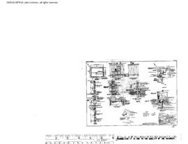 Northern Pacific Engineering Drawing, Pump House at Eagle Gorge, Washington, 1958