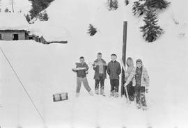 Jim Fredrickson's scout troup at Martin, Washington, in February 27, 1960.