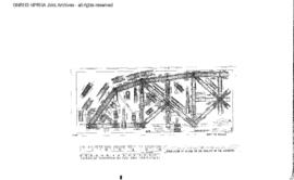 Northern Pacific Engineering Drawing: General Detail of Truss, Bridge 81 - Cowlitz River, South o...