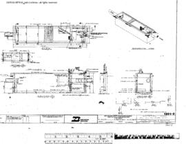 Great Northern Engineering Drawing, Diesel Fueling Facilities at Whitefish, Montana, 1971