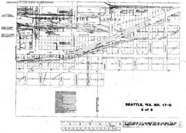 Plat Map of Great Northern Facilities at Seattle, Washington, 1963