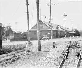 Northern Pacific station at Sumner  Washington, circa 1927.