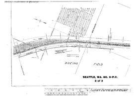 Plat Map of Pacific Coast Railroad Facilities at Seattle, Washington, 1916