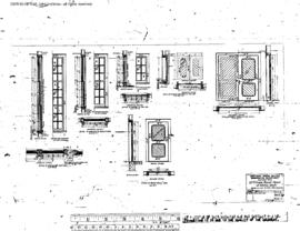 Northern Pacific Engineering Drawing, Roundhouse, Frame 125 Foot  at Yakima, Washington, 1933