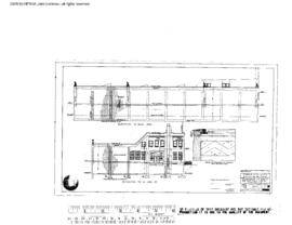 Spokane, Portland, and Seattle Railway Engineering Drawing, Warehouse at East Third and East Ash ...
