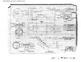 Great Northern Engineering Drawing, Fuel Oil Storage Tank at Omak, Washington, 1945