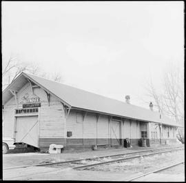 Northern Pacific station at Genesee, Idaho, in 1967.