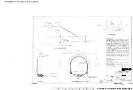 Northern Pacific Engineering Drawing: Stone Arch, Arch at Milepost 8, West of Sandpoint, Idaho, u...