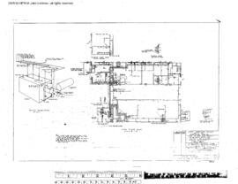 Great Northern Engineering Drawing, Pier 88 Warehouse and Offices at Seattle, Washington, 1947