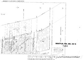 Plat Map of Great Northern Facilities at Seattle, Washington, undated