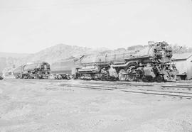 Northern Pacific steam locomotive 5120 at Garrison, Montana, in 1952.