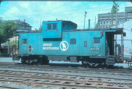 Burlington Northern 10076 at Bellingham, Washington in 1978.