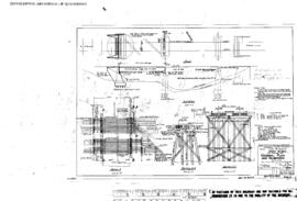 Northern Pacific Engineering Drawing: General Plan and Falsework, Bridge 93.3 - Ostrander Creek, ...
