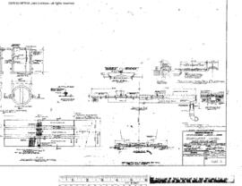 Northern Pacific Engineering Drawing, Diesel Fueling Facilities at Parkwater, Washington, 1977