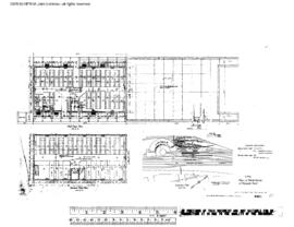Northern Pacific Engineering Drawing, Store House at Missoula, Montana, 1924