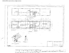 Great Northern Engineering Drawing, Building for Signal Maintainer, Linemen and Track, Metal at T...