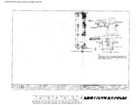 Northern Pacific Engineering Drawing, Diesel Shop at Parkwater, Washington, 1978