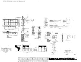 Northern Pacific Engineering Drawing, Freight House at Bozeman, Montana, 1911