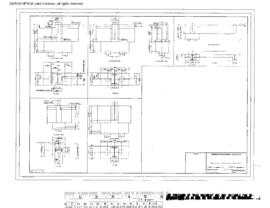 Great Northern Engineering Drawing, Diesel Repair Shop at Havre, Montana, undated