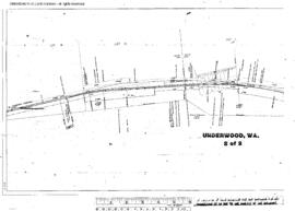 Plat Map of Spokane, Portland, and Seattle Railway Facilities at Underwood, Washington, undated