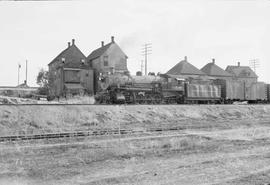 Northern Pacific steam locomotive 1506 at Spokane, Washington, in 1941.