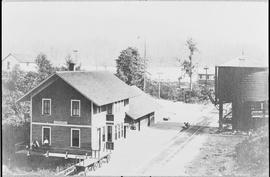 Chicago, Milwaukee, St. Paul & Pacific Railroad Company passenger station at Kapowsin, Washin...