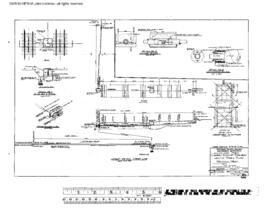 Northern Pacific Engineering Drawing, Steam Lines at Missoula, Montana, 1963