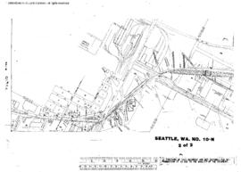 Plat Map of Northern Pacific Facilities at Seattle, Washington, undated