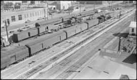 Northern Pacific passenger yard at Billings, Montana, circa 1950.
