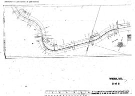 Plat Map of Northern Pacific Facilities at Weed, Montana, undated