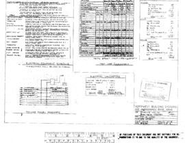 Burlington Northern Engineering Drawing, Unnamed Structure at Bend, Oregon, 1984