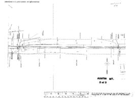 Plat Map of Northern Pacific Facilities at Austin, Montana, undated