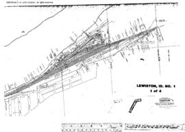 Plat Map of Canadian Pacific Facilities at Lewiston, Idaho, undated