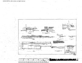 Northern Pacific Engineering Drawing, Unloading Platform at Puyallup, Washington, 1963