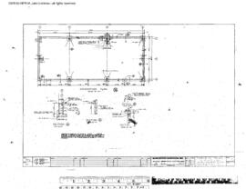 Northern Pacific Engineering Drawing, Tie Treating Plant Garage at Paradise, Montana, 1980