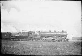 Union Pacific Railroad steam locomotive number 7869 at Tacoma, Washington in 1936.