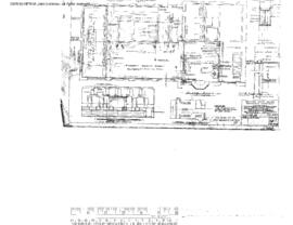 Northern Pacific Engineering Drawing, Depot at Missoula, Montana, 1946
