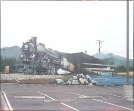 Wall mural at South Tacoma, Washington, in 1987.