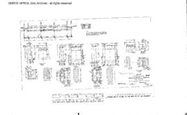 Northern Pacific Engineering Drawing: Piers/Abutments, Bridge 210 - Clark Fork River, West of Don...