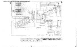 Burlington Northern Engineering Drawing: Pile Plan/General Plan, Bridge E83.6 - Underpass, South ...
