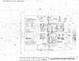 Northern Pacific Engineering Drawing, Section Tool House at Pasco, Washington, 1955