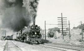 Great Northern Railway steam locomotive 2124 at Black River, Washington, undated.
