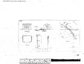 Northern Pacific Engineering Drawing, Unnamed Structure at Noxon, Montana, undated