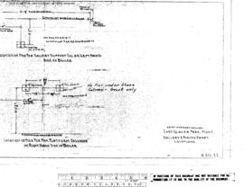 Great Northern Engineering Drawing, Power Plant at East Glacier Park, Montana, undated