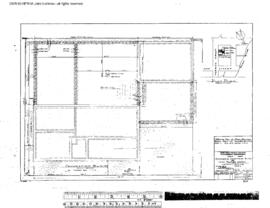 Northern Pacific Engineering Drawing, Building for Lemhi Telephone Company at Salmon, Idaho, 1967
